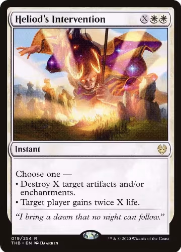 Heliod's Intervention (19), Theros Beyond Death — Magic card price