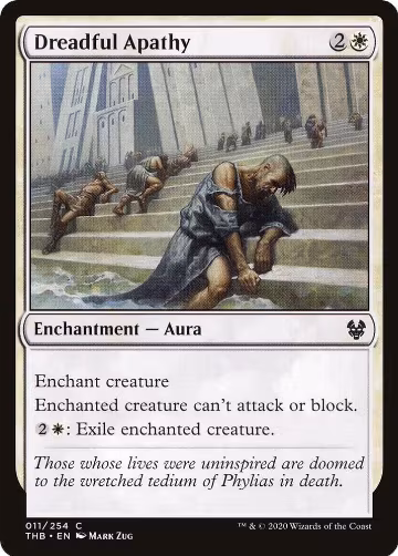 Dreadful Apathy (11), Theros Beyond Death — Magic card price