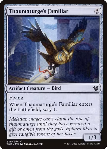 Thaumaturge's Familiar (238), Theros Beyond Death — Magic card price