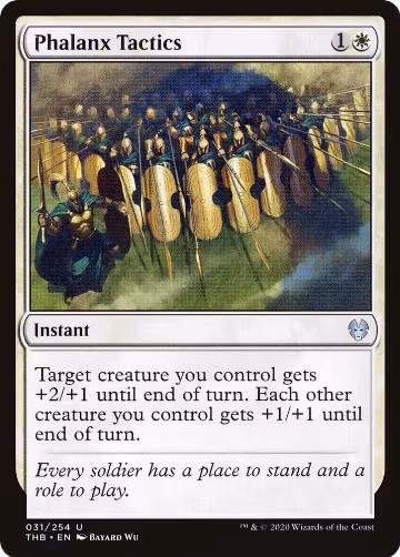 Phalanx Tactics (31), Theros Beyond Death — Magic card price