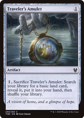Traveler's Amulet (240), Theros Beyond Death — Magic card price