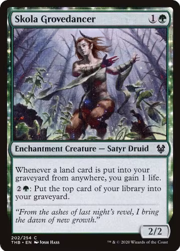 Skola Grovedancer (202), Theros Beyond Death — Magic card price