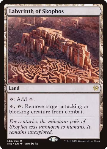 Labyrinth of Skophos (243), Theros Beyond Death — Magic card price