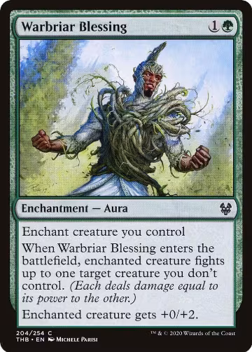 Warbriar Blessing (204), Theros Beyond Death — Magic card price
