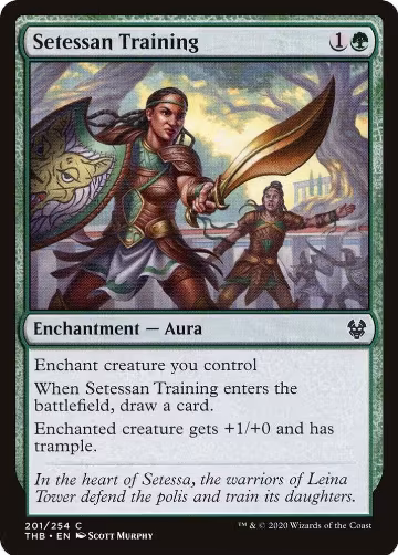 Setessan Training (201), Theros Beyond Death — Magic card price