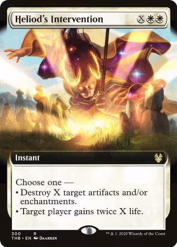 Heliod's Intervention (Extended Art) (300), Theros Beyond Death — Magic card price