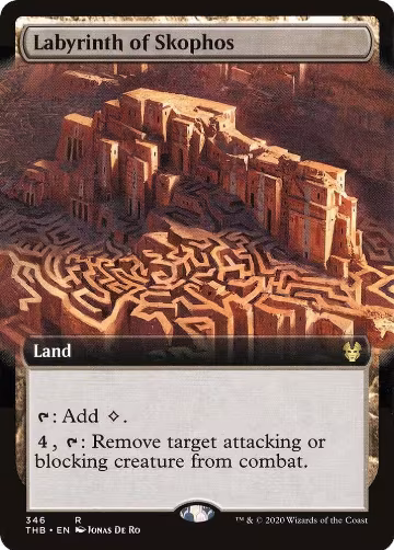 Labyrinth of Skophos (Extended Art) (346), Theros Beyond Death — Magic card price