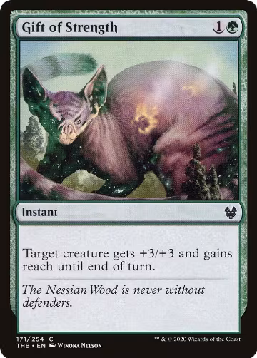 Gift of Strength (171), Theros Beyond Death — Magic card price