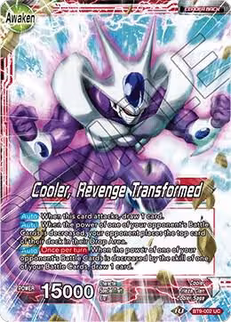 Cooler // Cooler, Revenge Transformed (BT9-002), Universal Onslaught — DB Super card price