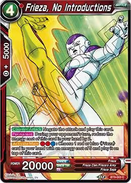 Frieza, No Introductions (BT9-003), Universal Onslaught — DB Super card price