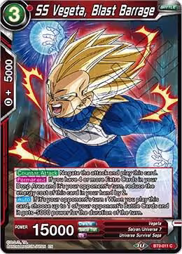 SS Vegeta, Blast Barrage (BT9-011), Universal Onslaught — DB Super card price