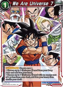 We Are Universe 7 (BT9-018), Universal Onslaught — DB Super card price