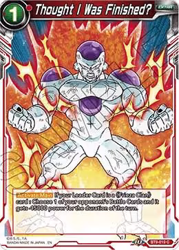 Thought I Was Finished? (BT9-019), Universal Onslaught — DB Super card price