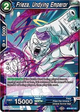 Frieza, Undying Emperor (BT9-027), Universal Onslaught — DB Super card price