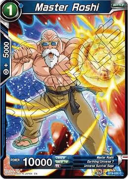 Master Roshi (BT9-030), Universal Onslaught — DB Super card price