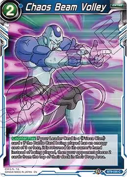 Chaos Beam Volley (BT9-035), Universal Onslaught — DB Super card price