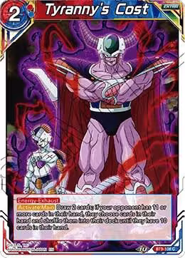 Tyranny's Cost (BT9-108), Universal Onslaught — DB Super card price