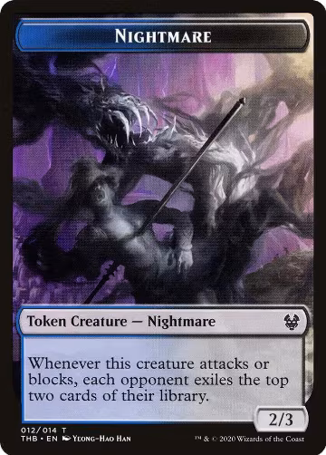 Nightmare Token (12), Theros Beyond Death — Magic card price