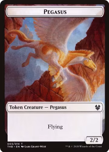 Pegasus Token (3), Theros Beyond Death — Magic card price