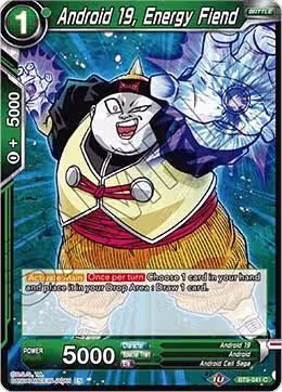 Android 19, Energy Fiend (BT9-041), Universal Onslaught — DB Super card price