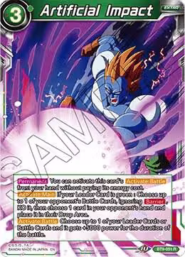 Artificial Impact (BT9-051), Universal Onslaught — DB Super card price