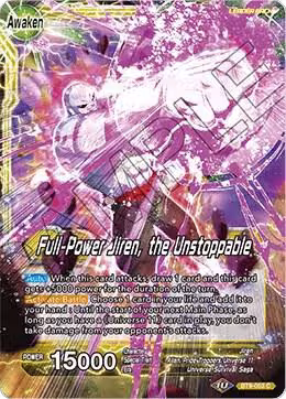 Jiren // Full-Power Jiren, the Unstoppable (BT9-053), Universal Onslaught — DB Super card price