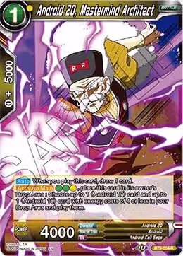 Android 20, Mastermind Architect (BT9-054), Universal Onslaught — DB Super card price
