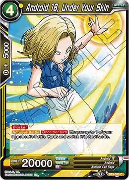 Android 18, Under Your Skin (BT9-055), Universal Onslaught — DB Super card price
