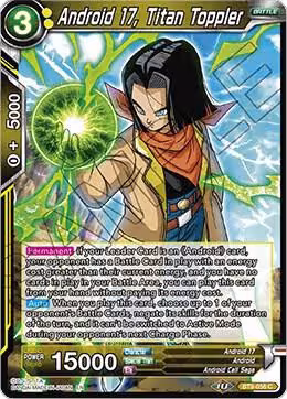 Android 17, Titan Toppler (BT9-056), Universal Onslaught — DB Super card price