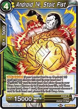 Android 14, Stoic Fist (BT9-057), Universal Onslaught — DB Super card price
