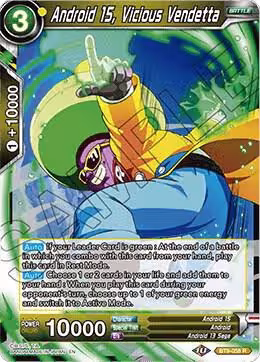 Android 15, Vicious Vendetta (BT9-058), Universal Onslaught — DB Super card price