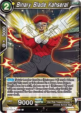Binary Blade Kahseral (BT9-061), Universal Onslaught — DB Super card price