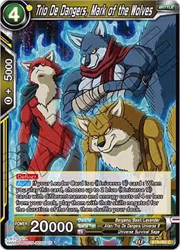Trio De Dangers, Mark of the Wolves (BT9-065), Universal Onslaught — DB Super card price