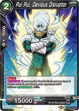 Pui Pui, Devious Disruptor (BT9-073), Universal Onslaught — DB Super card price