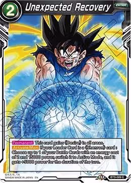 Unexpected Recovery (BT9-089), Universal Onslaught — DB Super card price