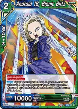 Android 18, Bionic Blitz (BT9-099), Universal Onslaught — DB Super card price