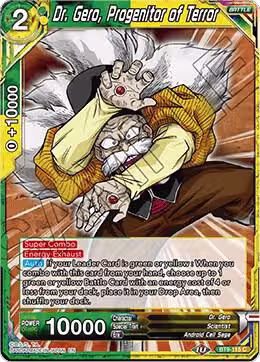 Dr. Gero, Progenitor of Terror (BT9-115), Universal Onslaught — DB Super card price