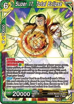 Super 17, Total Eclipse (BT9-118), Universal Onslaught — DB Super card price