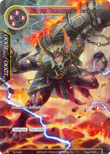 Set, The Commander Of Destruction (RL1909), Promo Cards — Force of Will card price