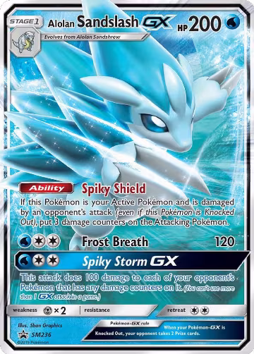 Alolan Sandslash GX - SM236 (SM236), SM Promos — Pokémon card price