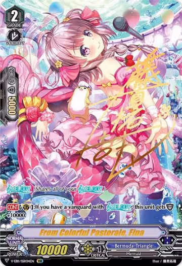 From Colorful Pastorale, Fina (SSR) (V-EB11/SSR04EN), V-EB11: Crystal Melody — Vanguard card price