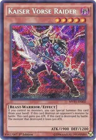 Kaiser Vorse Raider (MVP1-ENS02), The Dark Side of Dimensions Movie Pack: Secret Edition — Yu-Gi-Oh! card price