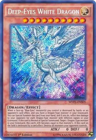 Deep-Eyes White Dragon (MVP1-ENS05), The Dark Side of Dimensions Movie Pack: Secret Edition — Yu-Gi-Oh! card price