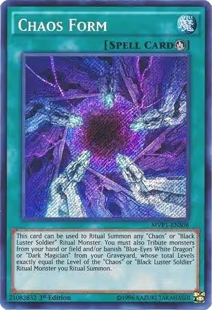 Chaos Form (MVP1-ENS08), The Dark Side of Dimensions Movie Pack: Secret Edition — Yu-Gi-Oh! card price