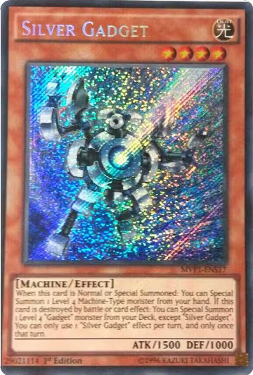 Silver Gadget (MVP1-ENS17), The Dark Side of Dimensions Movie Pack: Secret Edition — Yu-Gi-Oh! card price