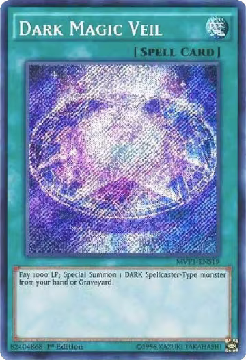 Dark Magic Veil (MVP1-ENS19), The Dark Side of Dimensions Movie Pack: Secret Edition — Yu-Gi-Oh! card price