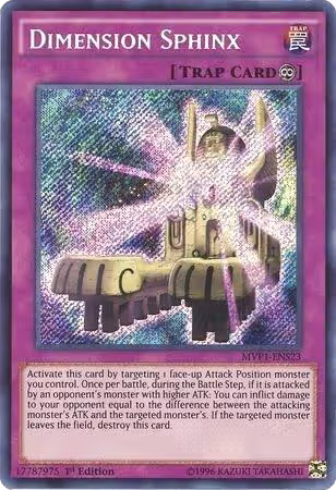Dimension Sphinx (MVP1-ENS23), The Dark Side of Dimensions Movie Pack: Secret Edition — Yu-Gi-Oh! card price