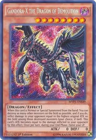 Gandora-X the Dragon of Demolition (MVP1-ENS49), The Dark Side of Dimensions Movie Pack: Secret Edition — Yu-Gi-Oh! card price