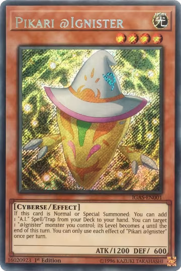 Pikari @Ignister (IGAS-EN001), Ignition Assault — Yu-Gi-Oh! card price