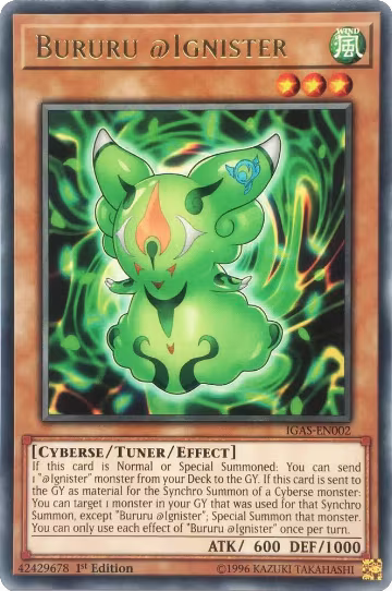 Bururu @Ignister (IGAS-EN002), Ignition Assault — Yu-Gi-Oh! card price